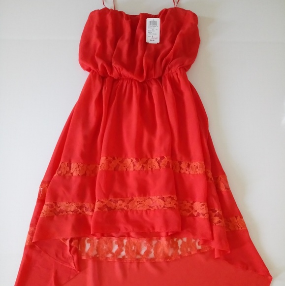 Windsor Strapless High Low Dress Size Small - Picture 3 of 5